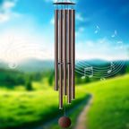 68” Large Wind Chimes for Outside Deep Tone, Bronze WindChimes for Women Mom Grandma, Memorial Sympathy Wind Chime for Loss of Loved One by OEMUXU