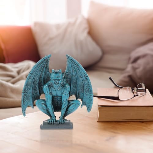 Gothic Resin Gargoyle Figurine for Garden Halloween Outdoor Decor - Image 5