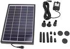 Solar Fountain Pump 12V 6W ABS AntiClogging Filter Solar Powered for Floating Decorations by Srliya