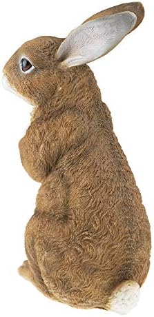 CLEVER GARDEN Rabbit Garden Statue Outdoor Décor, Resin Figurine Decoration for Lawn, Yard, Patio, Porch, and More - Image 4