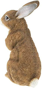 CLEVER GARDEN Rabbit Garden Statue Outdoor Décor, Resin Figurine Decoration for Lawn, Yard, Patio, Porch, and More - Image 4