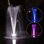 Alpine Corporation FTC102 | Floating Spray Fountain with 48 Color-Changing LED Lights & 398 GPH Pump — Decorative Outdoor Water Feature for Ponds or Pools — Black - Image 4