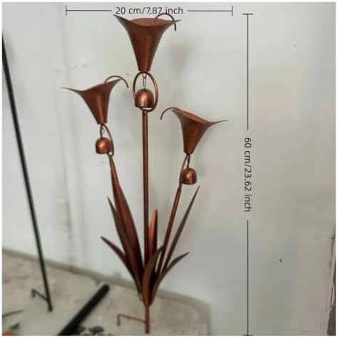 Butterfly Garden Stake Weatherproof Metal Floral Garden Stake - Image 6