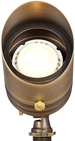 VOLT 12V Fat Boy Outdoor Spotlight (Bronze) & 5W 3000K MR16 LED Bulb - Image 2