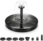 Solar Bird Bath Fountains, 2026 Upgrade 1.4W Solar Fountain Pump with 6 Nozzles, Free Standing Floating Solar Powered Water Fountain Pump for Bird Bath, Garden, Pond, Water Feature Outdoor (1, 5.1in) by BNGXR
