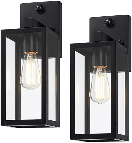 GRUENLICH Outdoor Wall Light Fixture Dusk to Dawn, PIR Motion by GRUENLICH
