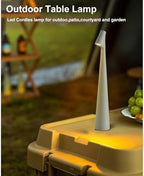 Cordless Small Table Lamps,3 Levels Brightness Portable Desk Lamp,Rechargeable Battery Lights for Outdoor, Restaurant, Bedside, Baby Night Light,Gifts (Grey) - Image 2