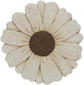 Landoraloria Cement Flower Stepping Stone 10” Daisy Garden Path Stone for Yard & Walkway Handcrafted Non-Slip Outdoor Patio Decor Weather-Resistant Cement Stone (White) by Unknown