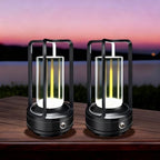 Cordless Table lamp, 4000mAh Battery Rechargeable Lamp (Black-2) by LAYSHINEEN
