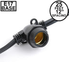 Novelty Lights 25 Feet Heavy Duty Light String, 25 E17 Sockets, No Bulbs - Image 2