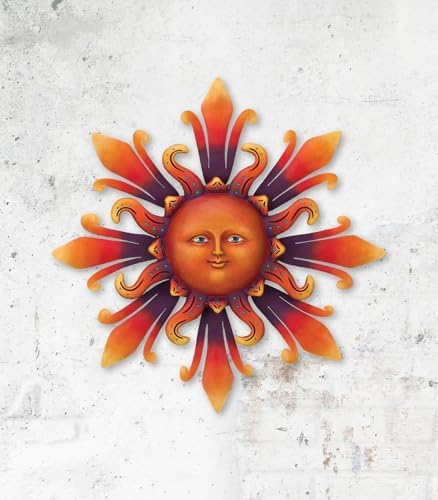 Regal Art & Gift Large Metal Sun Wall Decor, Indoor & Outdoor Sunburst Art - Image 2