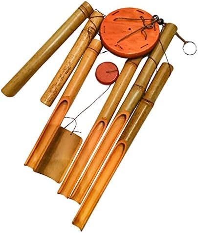 Bamboo Wind Chimes, Outdoor Garden & Indoor Wind Chime with Natural Relaxing Soothing Sound for Home Decoration Gifts (Color : B) - Image 3