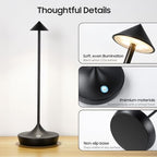 2 Pack Cordless Table Lamp, Rechargeable 6000mAh Battery Table Light - Image 5