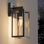 Kalium Dusk to Dawn Porch Outdoor Light, Wall Light Fixtures Waterproof Exterior Wall Sconce Light Fixture with E26 Base for Patio Entryway Hallway (Bulb not Included) by Kalium