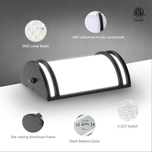 10in Dusk to Dawn Front Porch Light 15W(75W Eqv.) 120V, ETL Listed - Image 5
