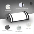 10in Dusk to Dawn Front Porch Light 15W(75W Eqv.) 120V, ETL Listed - Image 5