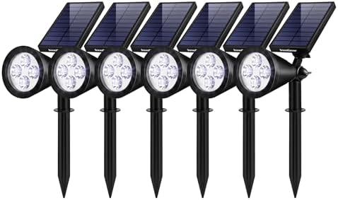 InnoGear 6 Solar Lights Outdoor Spot Garden Yard Landscape Flag, Cool White by InnoGear