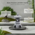 Resin Pagoda Lantern, 1 PC - Image 5