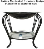 BNEI European Style fire Pit, Portable Tabletop fire Pit with fire net Cover, 55 * 60 cm, Suitable for Winter Warming, Barbecue (Large) - Image 3