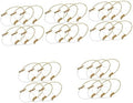 Luxshiny 30pcs Stainless Steel Solar Jar Hangers Wire Handles Burlap for Canning Jar Decoration Easy to Use Hanging Rack by Luxshiny