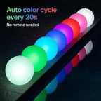 Solar Floating Pool Lights,2 Pack,14-Inch Auto Color-Changing Led - Image 4