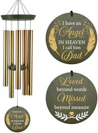 ASTARIN Memorial Angel 36" Wind Chimes, Personalized Name Sympathy Wind Chime, in Memory of Loss Mom Loved One, Large Deep Tone Bereavement Windchimes for Outside Clearance(Produced in Texas) by Astarin