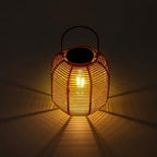HPC Decor 2 PK Solar Lanterns-Outdoor Lanterns Waterproof, Rattan Solar Lights, Hanging Solar Lanterns Outdoor,Solar Lamp Lights,Decoration Lights for Garden,Patio,Porch,Trees,Pathway,Outside. - Image 4