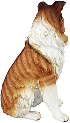 Design Toscano QL6925 Long-Haired Collie Dog Statue,full color - Image 4