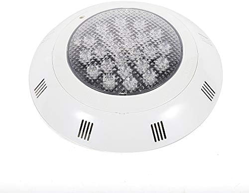 24W 12V LED Pool Light 2400LM RGB Color-Changing Waterproof IP68 Underwater LED Lights 90° Swimming Pool Fountain Pond Colorful Lamp with Remote Controller by Unknown