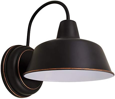 Design House Mason Outdoor Wall Light, 8", Oil Rubbed Bronze - Image 4