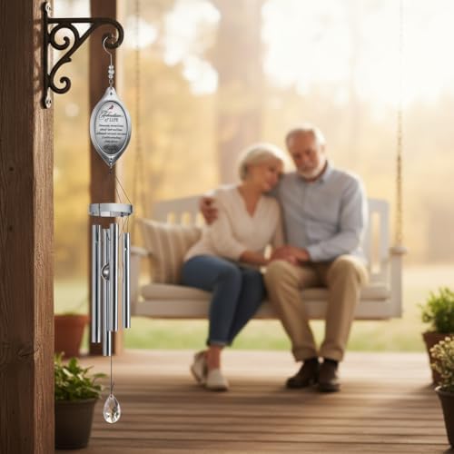 Celebration of Life Memorial Wind Chime/Sympathy Wind Chimes in Loving Memory of Loved One - Ideal Sympathy Gift with Cardinal/Bereavement Gift/Condolence Token that Lasts Longer Than Flowers - Image 5