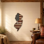 New Jersey Home State Shape Sign – Vintage Flag Wall Art - Image 5