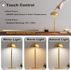 1 Pack Cordless Table Lamp Rechargeable, 5000mAh Battery Table Light - Image 2