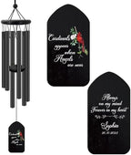 Personalized Wind Chimes Outdoor Deep Tone, Wind Chimes for Loss of A Loved One, Commemorating a Deceased Friend, Bereavement/Sympathy/Memorial Gift, 24inch by ExtrabilyOfficial