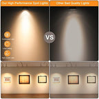 Mlambert 12 Pack MR16 LED Bulbs 5W GU5.3 12V Spotlights, 3000K Soft White - Image 2
