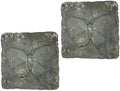 BestNest Athens Butterfly Stepping Stones, Cypress, Pack of 2 by BestNest