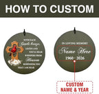 Personalized Wind Chimes Cardinal Memorial Gifts Keepsake - Image 2