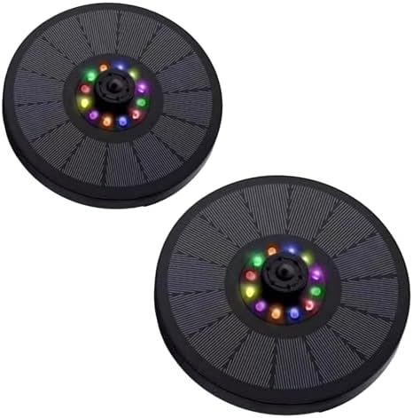 Floating Solars Bird Bath Water Fountains Light Garden Waterfalls Fountains Pond Panel Powered Water Pumps Garden Oxygenation Pumps for Pond - Image 3