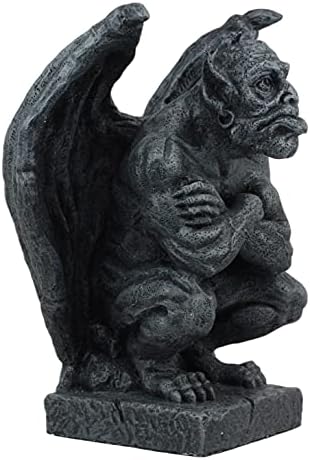 Ebros Winged Watchman Gothic Troll Gargoyle Statue Night Sentry Guardian Gargoyle Decorative Figurine 6.5" Tall - Image 4