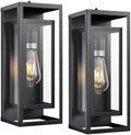14" Dawn to Dusk Outdoor Light Fixture, 2-Pack Outdoor Wall Lights by AIBISOD
