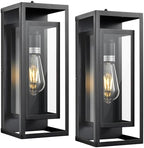 14" Dawn to Dusk Outdoor Light Fixture, 2-Pack Outdoor Wall Lights by AIBISOD