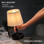 O’Bright Seraph mini – Cordless LED Table Lamp with Dimmer (Oil Rubbed Bronze) - Image 2