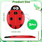 Landical 3 Pcs Stepping Stones, Walkway Decorative Stone, Ladybug - Image 3