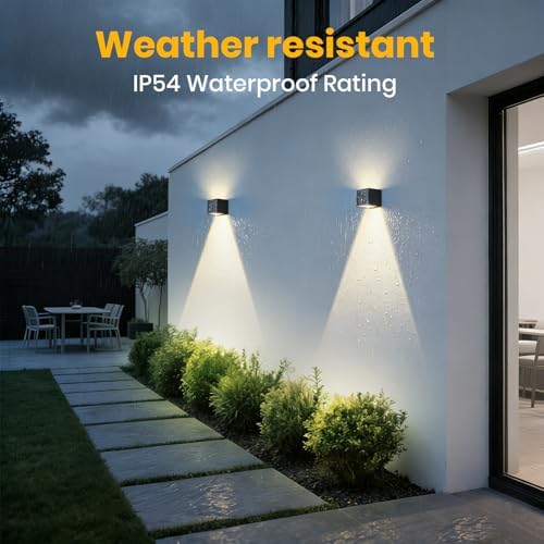 SOTTLOT Solar Wall Lights, Up and Down Solar Light Outdoor Waterproof - Image 4