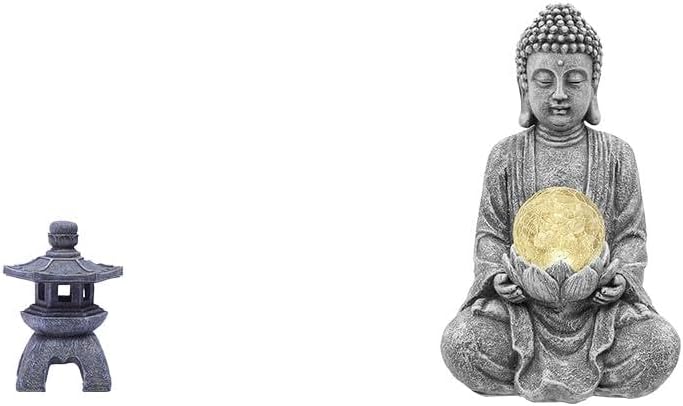 Nacome Bundle of Solar Pagoda and Meditating Buddha by Nacome