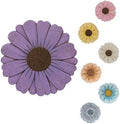 Heavy Duty Concrete Stepping Stone 10 Inch Daisy Design, Non Slip Garden Pathway Stone for Outdoor Walkway Yard Patio Lawn Fall Garden(Purple) by Unknown