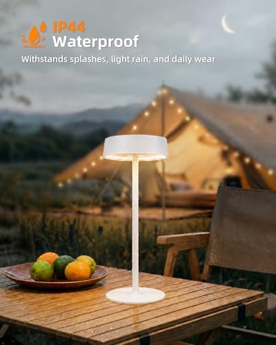 EZVALO Cordless Lamp, Rechargeable Table Lamp, Battery Operated - Image 5