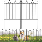 Decorative Garden Fence, 24in(H)×10.4ft(L), 10 Pack by Unknown