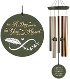 Personalized Memorial Wind Chimes Feather Mourn Wind Chimes by ExtrabilyOfficial