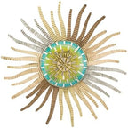 Regal Art & Gift Large Metal Sun Wall Decor, Indoor & Outdoor Sunburst Art by REGALARTGIFT